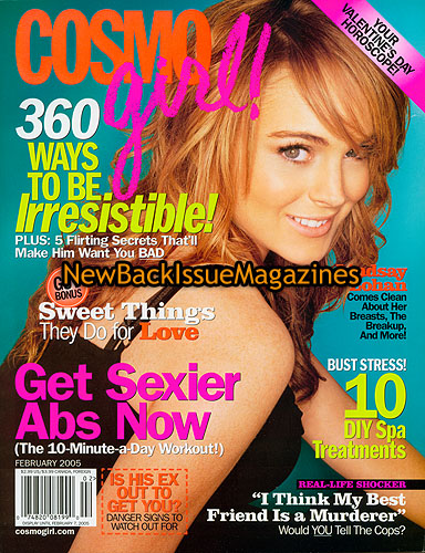 Cosmo Girl 2/05,Lindsay Lohan,February 2005,*BRAND NEW*,*LAST ONE