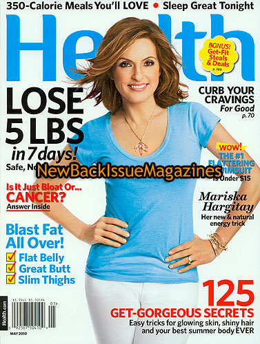 Health 5 10 Mariska Hargitay Yoga May 2010 New