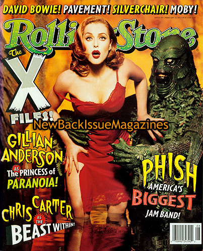 Rolling Stone 2/97,Gillian Anderson,X-Files,Mary J Blige,,David