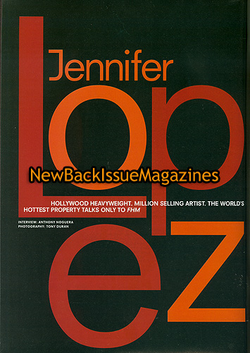 UK FHM 11/99,Jennifer Lopez,Lisa Snowdon,Fold Out Cover